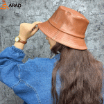 کلاه باکت چرم - Image 5