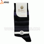 جوراب ساقدار خط دار مردانه - Image 2