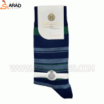 جوراب ساقدار خط دار مردانه - Image 3