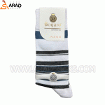 جوراب ساقدار خط دار مردانه - Image 5
