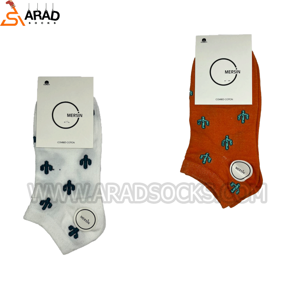 cactus1 جوراب مچی طرح کاکتوس - Image 1