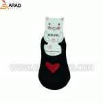 جوراب کالج بچگانه طرح قلب