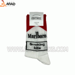 جوراب ساقدار طرح سیگار مارلبرو