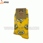 جوراب ساقدار طرح باب اسفنجی