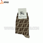 جوراب ساقدار طرح فندی - Image 2