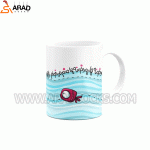 ماگ سرامیکی طرح ماهی