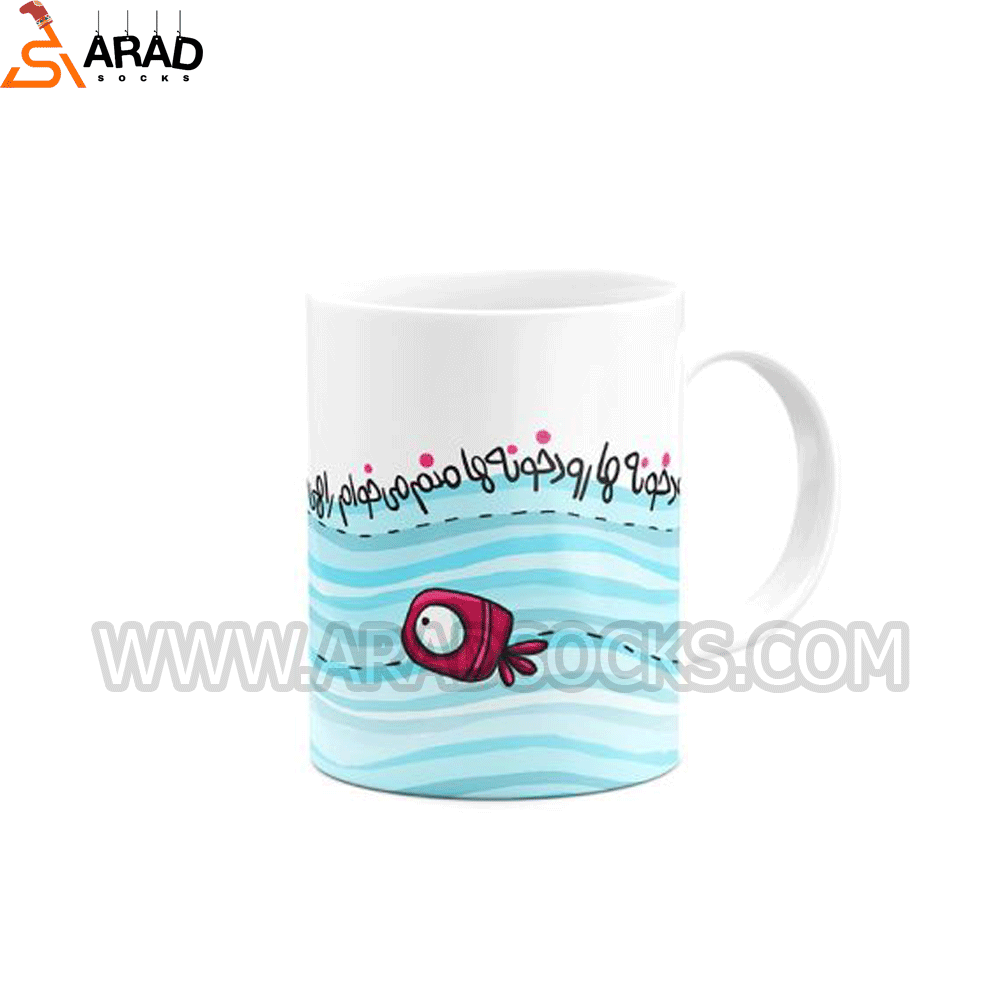 fish ماگ سرامیکی طرح ماهی - Image 1