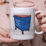 ماگ سرامیکی طرح حرف مردم