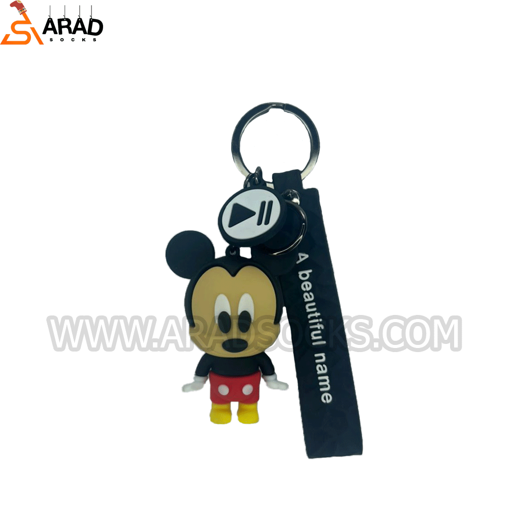micky-mouse جاکلیدی سیلیکونی طرح میکی موس - Image 1