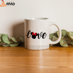 ماگ سرامیکی عاشقانه طرح مینی موس