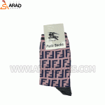 جوراب ساقدار طرح فندی - Image 3