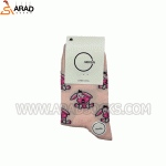 جوراب ساقدار طرح پینکی