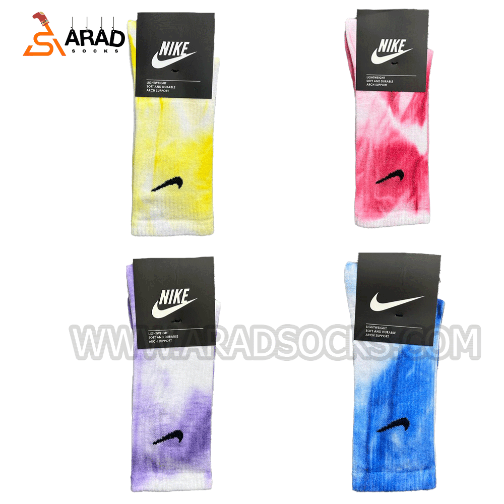 TYDY جوراب ساقدار نایکی آبرنگی - Image 1