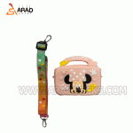 کیف سیلیکونی طرح مینی موس صورتی