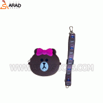 کیف سیلیکونی طرح تدی قهوه ای