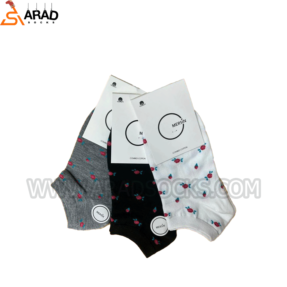 FLOWER جوراب مچی گل گلی - Image 1