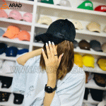 کلاه بیسبالی ساده مخمل - Image 3