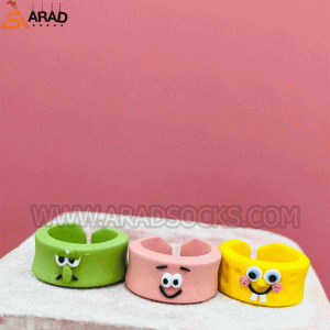 انگشتر پلیمری طرح خانواده باب اسفنجی