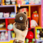 کیف سیلیکونی طرح خرس قهوه ای