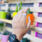 انگشتر پلیمری طرح گاو - Image 2