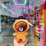 عروسک خرس لاین نارنجی