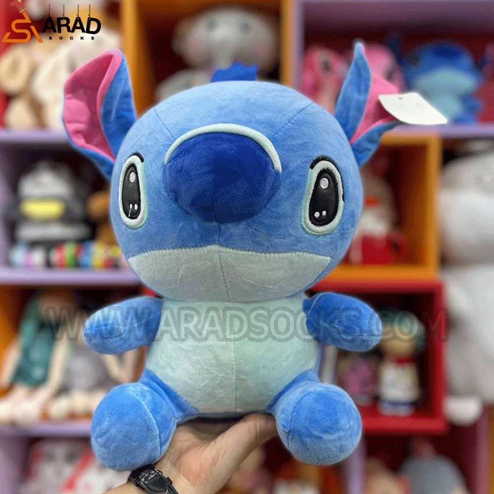 stitchh عروسک وارداتی طرح استیج آبی سایز بزرگ - Image 1