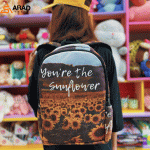 کوله پشتی طرح آفتابگردان