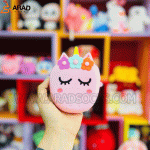 کیف سیلیکونی طرح یونیکورن صورتی