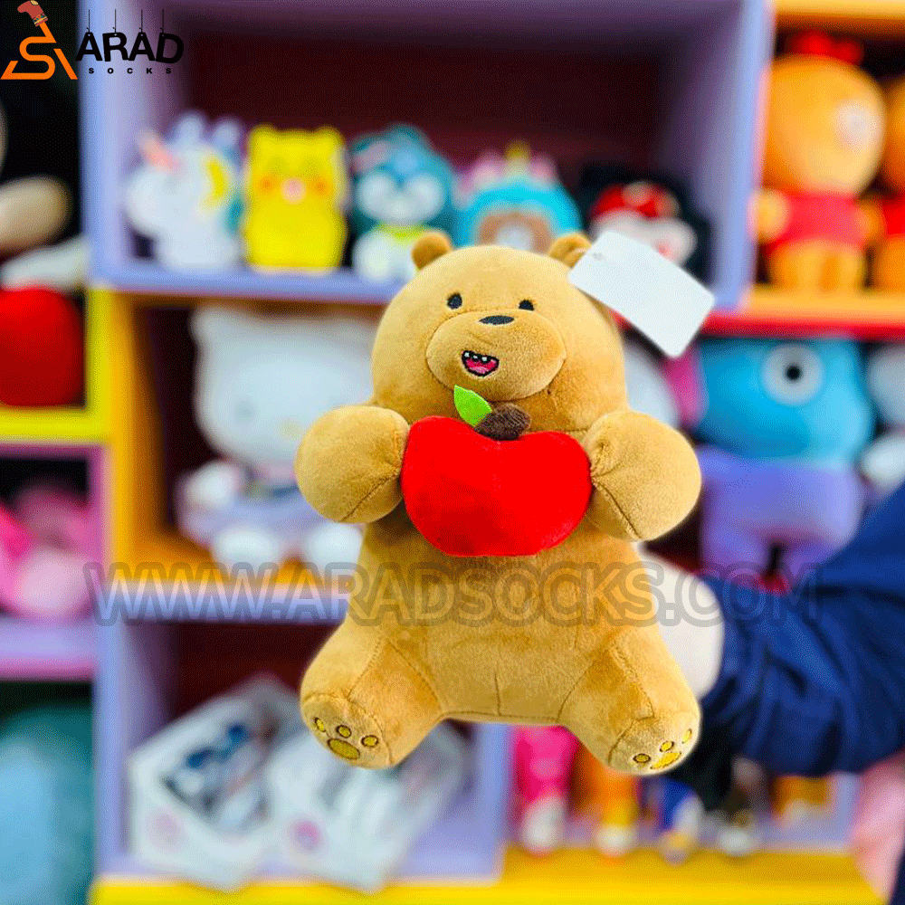 arosk عروسک خرس های کله فندقی میوه به دست - Image 1