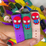 ساعت دیجیتالی دکمه ای طرح مرد عنکبوتی