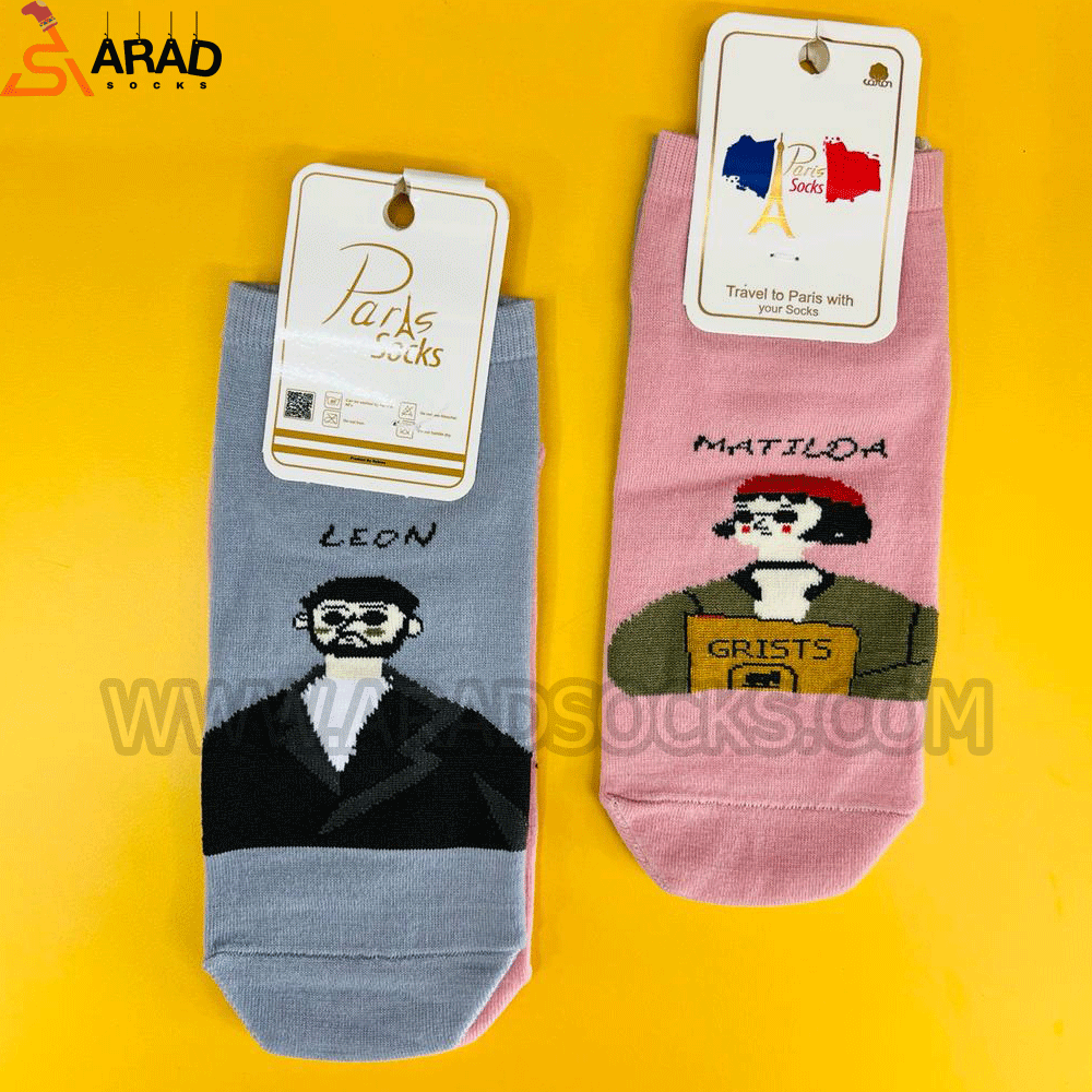 leon جوراب مچی تا به تا طرح لئون و ماتیلدا - Image 1