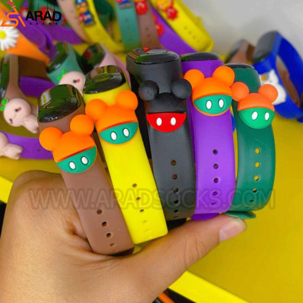 saat-digital ساعت دیجیتالی لمسی طرح میکی موس - Image 1