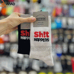 جوراب ساقدار طرح Shit happens