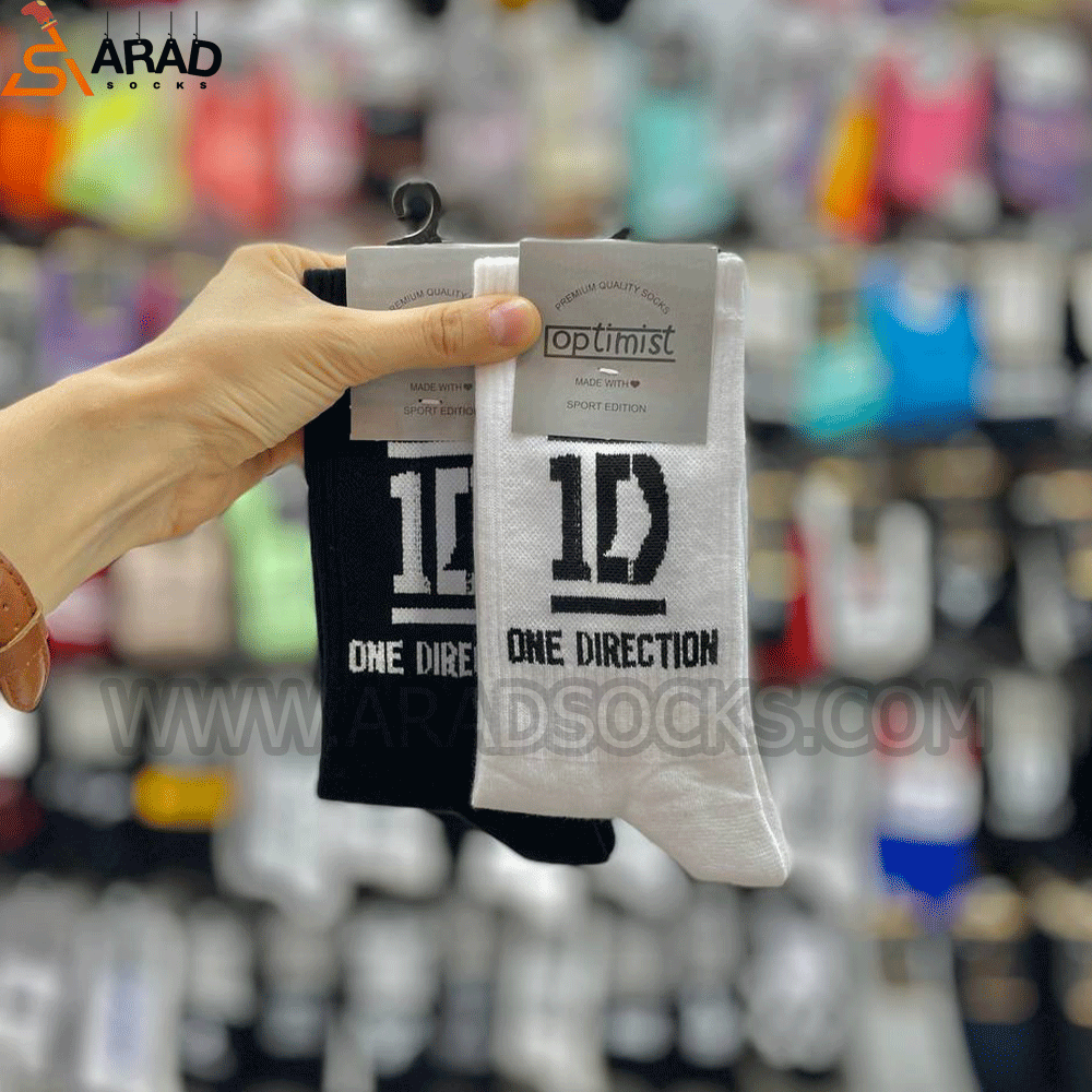 جوراب ساقدار طرح 1D جوراب ساقدار طرح 1D