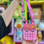 کیف سیلیکونی پاپتی طرح یونیکورن - Image 3