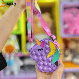 کیف سیلیکونی پاپتی طرح تک شاخ