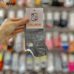 جوراب زیر قوزک طرح بابونه - Image 4