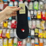 جوراب کالج زنانه طرح قلب