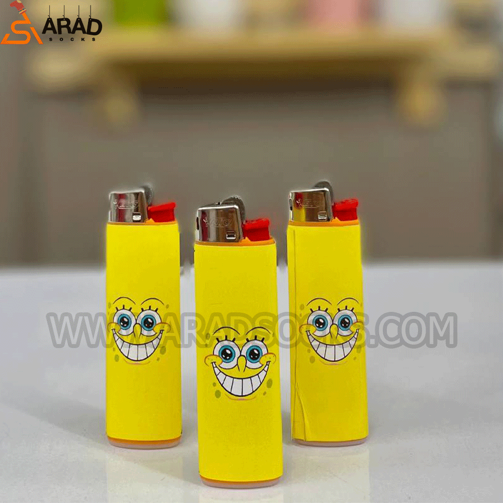 alighter5 فندک گازی بیک طرح باب اسفنجی - Image 1