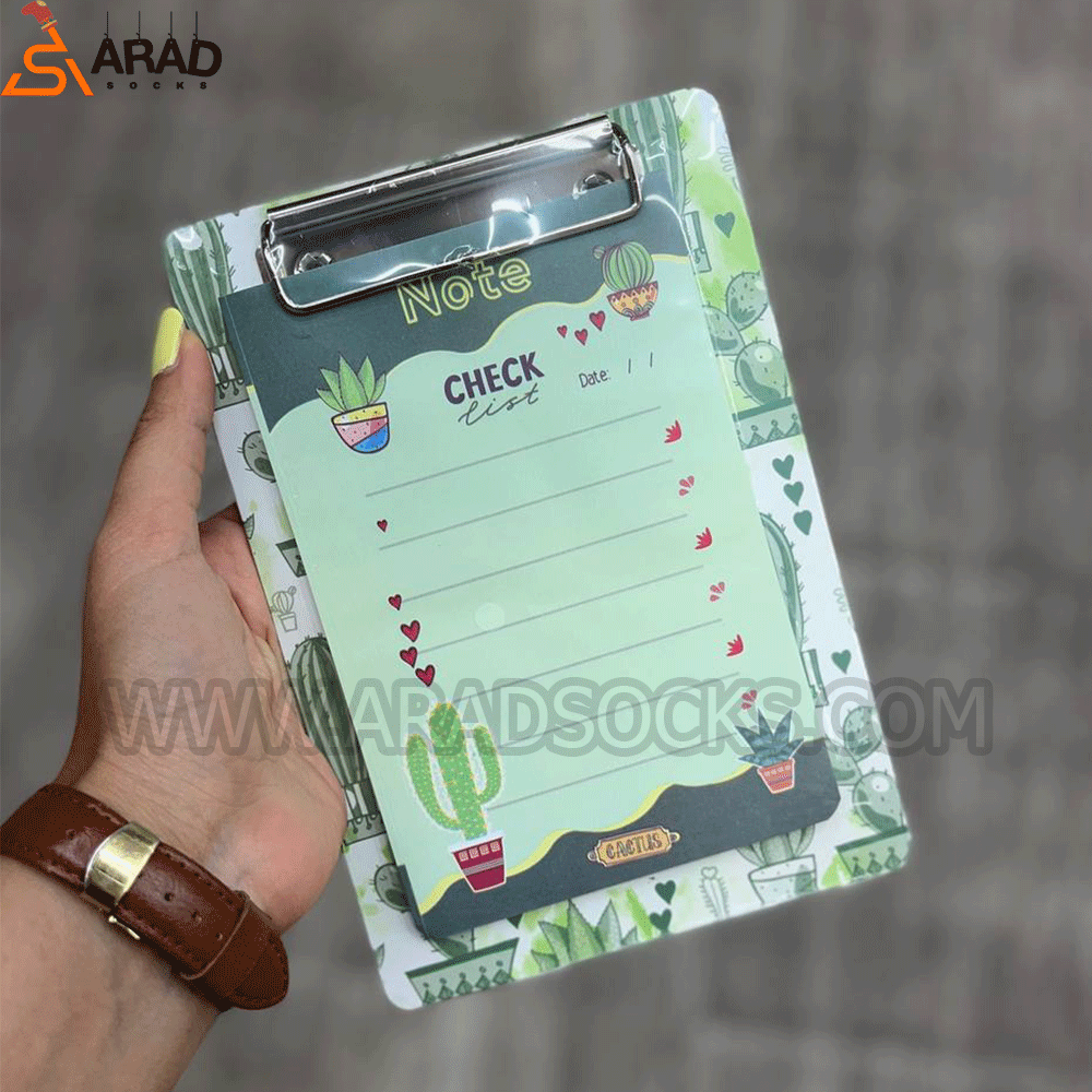 check-list12 چک لیست و زیردستی طرح کاکتوس - Image 1