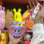 کیف سیلیکونی طرح دامبو بنفش