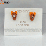 گوشواره میخی طرح خرس