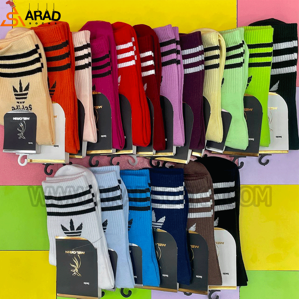 جوراب ساقدار اسپرت آدیداس برند ملورین جوراب ساقدار اسپرت آدیداس برند ملورین