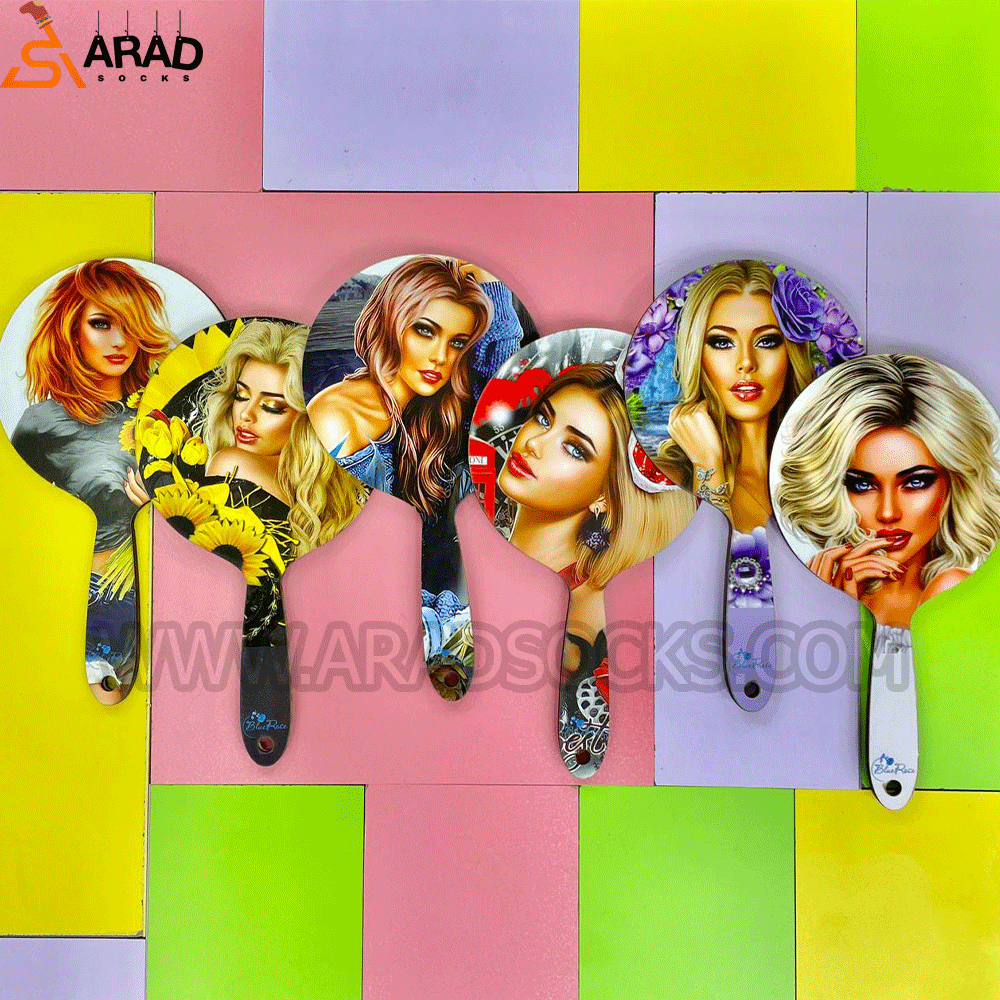 mirror آیینه دستی طرح دختر - Image 1