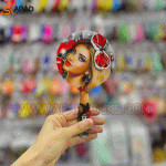 آیینه دستی طرح دختر - Image 4