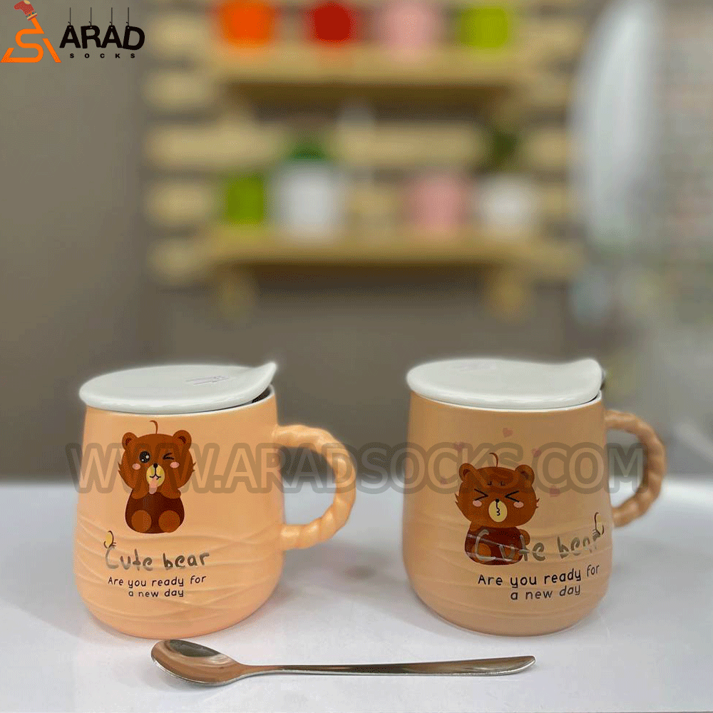 mug5 ماگ سرامیکی طرح خرس - Image 1
