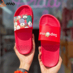 دمپایی سیلیکونی طرح حیوانات رنگ قرمز