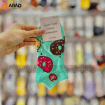 جوراب مچی طرح دونات