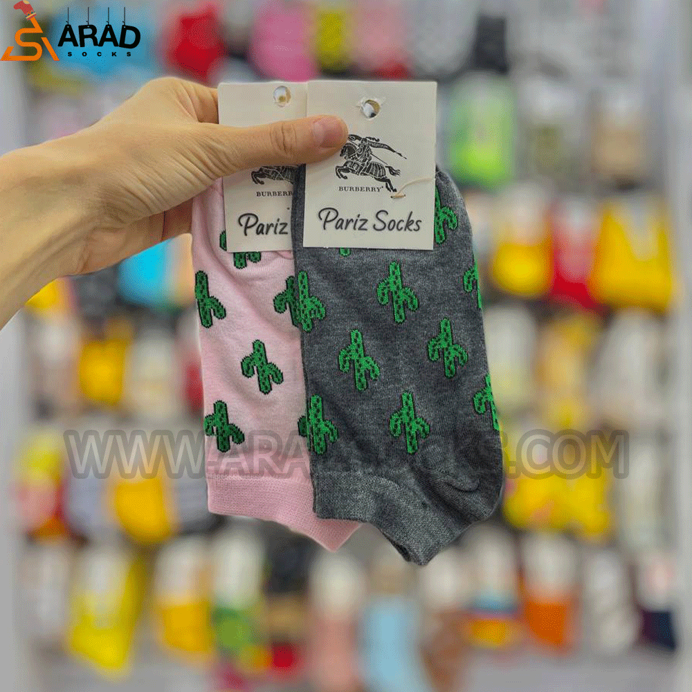 wrist-socks3 جوراب مچی طرح کاکتوس - Image 1