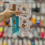 جوراب مچی طرح پیتزا